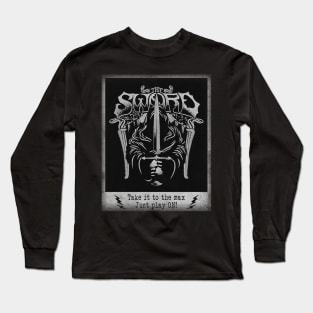 The Sword Band - Vintage Postcard Long Sleeve T-Shirt